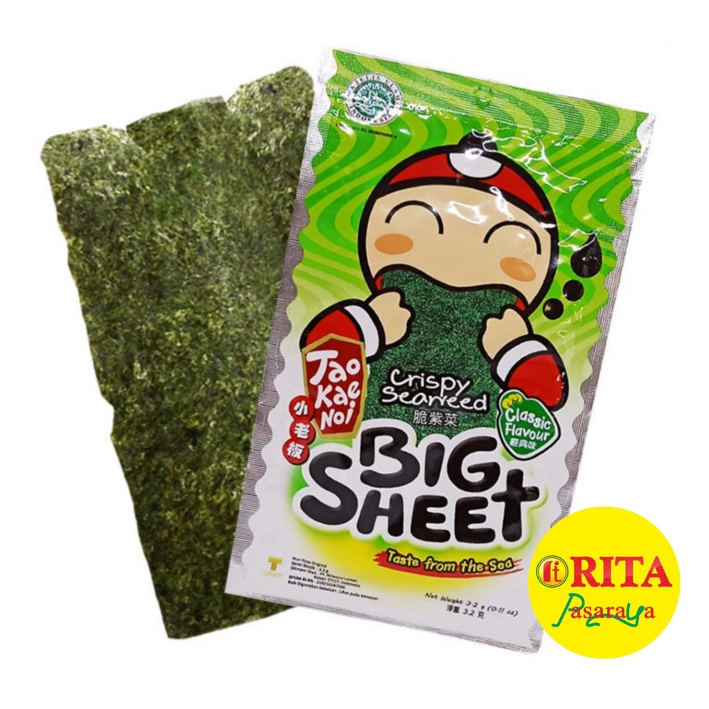 

Tao Kae Noi Crispy Seaweed Rumput Laut 3,2gr