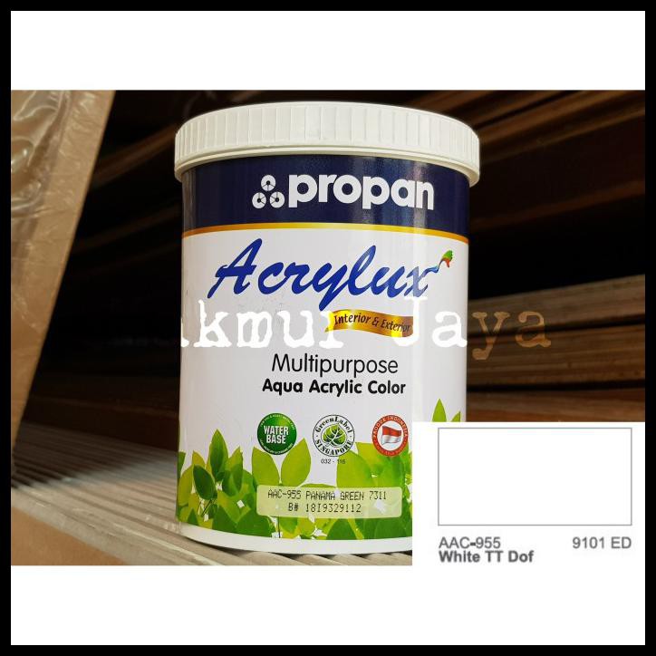 Propan Acrylux White Dof Putih Doff Cat Duco Water Based
