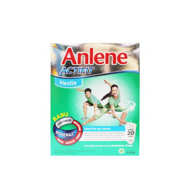 

ANLENE ACTIFIT VANILLA 600 GR HARGA SUDAH TERMASUK PACKING