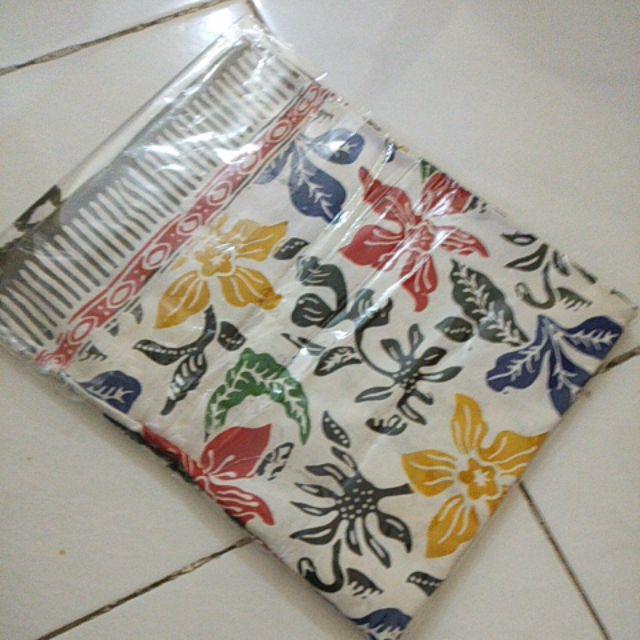 Taplak Meja Tamu Panjang Loper Batik Pekalongan Cuiri Warni