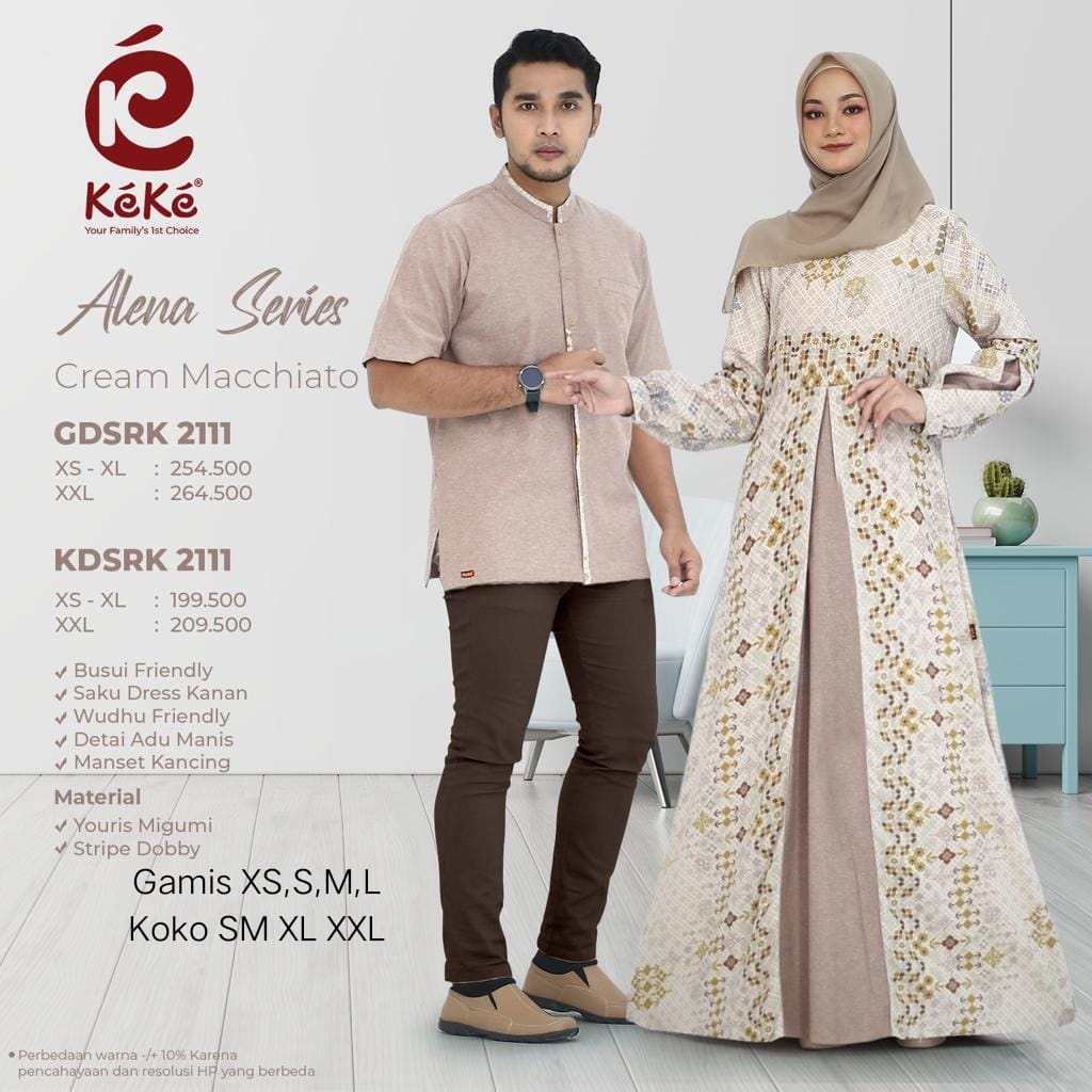 Keke Sarimbit Alena Series K-2111 Cream Mocchiato