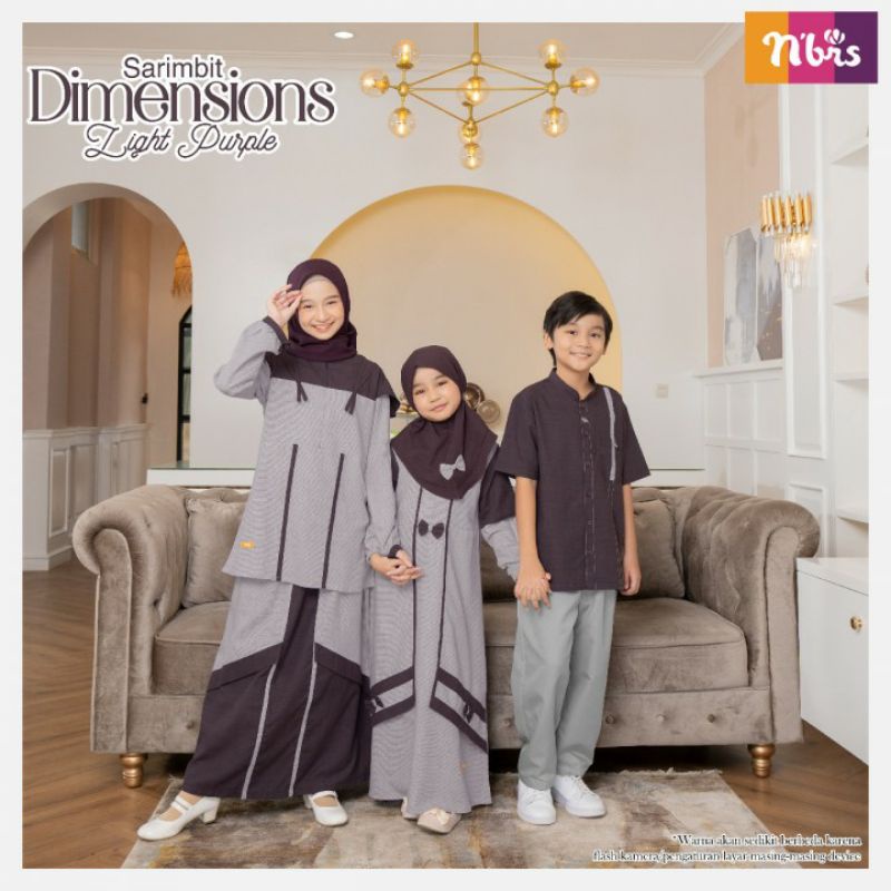 PROMO DISKON GAMIS ANAK SARIMBIT/BAJU KELUARGA NIBRAS DIMENSIONS TERBARU 2022
