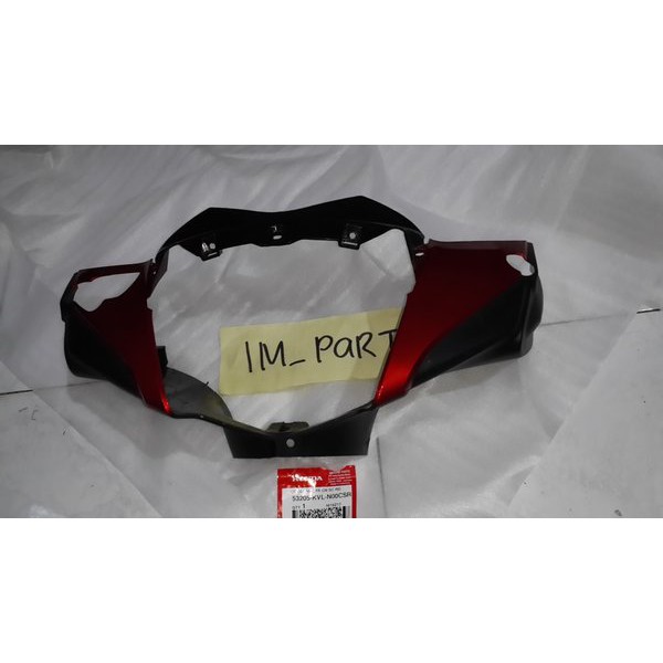 ORI AHM 53205-kvl-n00csr batok lampu depan supra x 125 batman merah maron