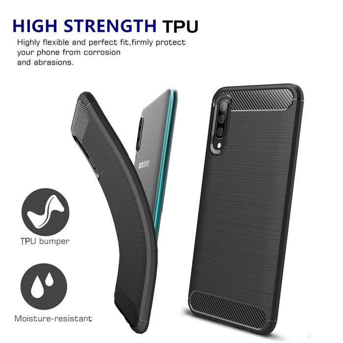 Silicon Case SAMSUNG A50 A50S A30S Softcase iPAKY Carbon Casing Cover