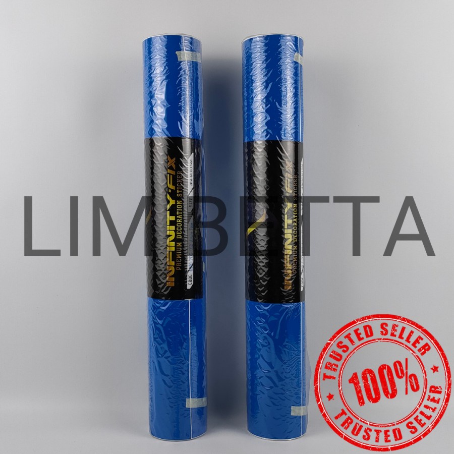 1 ROLL - SCOTLITE BACKGROUND AQUARIUM - BIRU / 15 METER