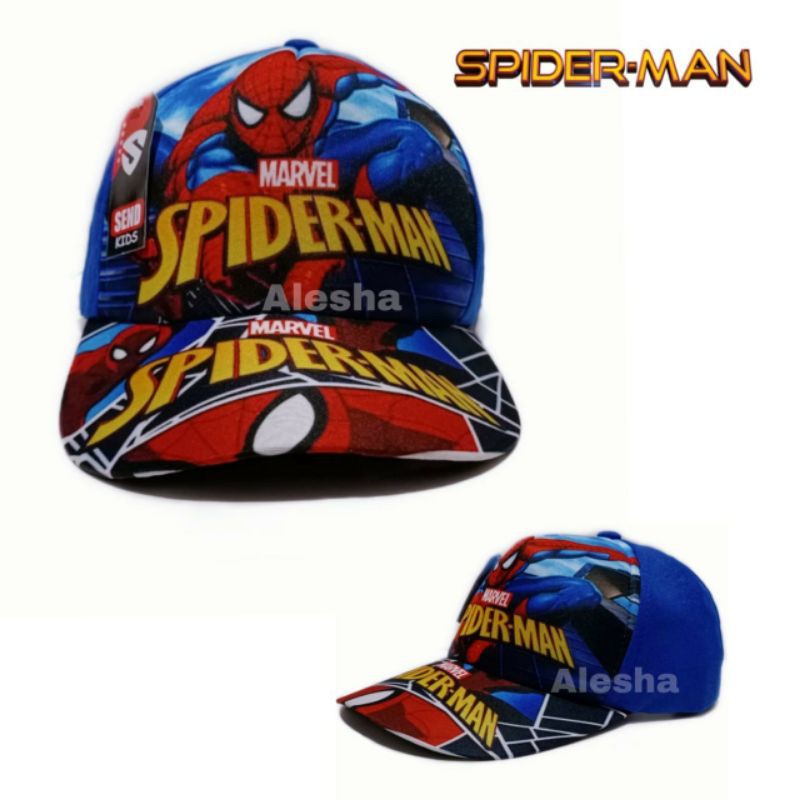 topi spiderman keren model printing