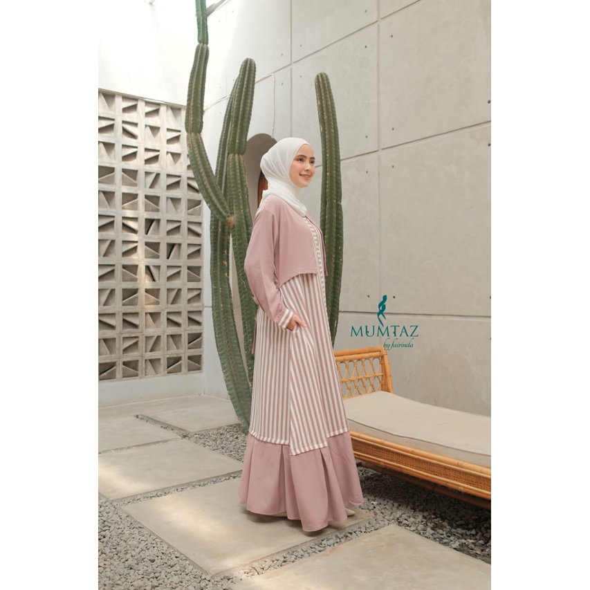 Gamis amora amoora yuki korean style Itycrepe sovia reyna ori mumtaz semiwoll mix itycrepe square diy estetik model