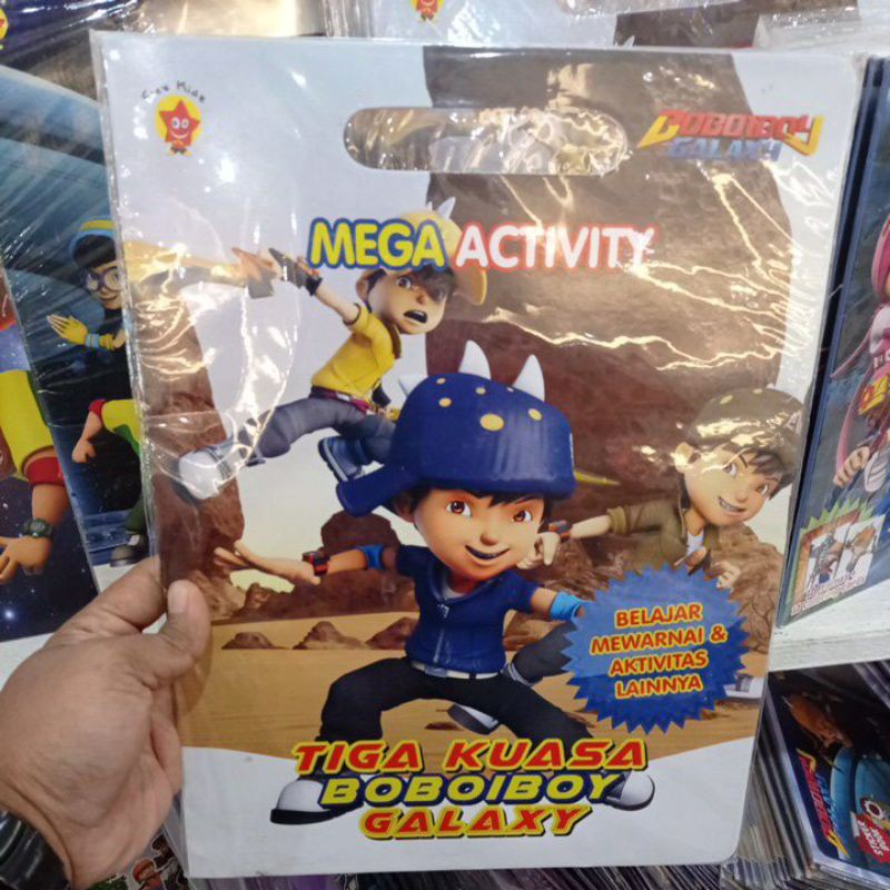 Buku Anak Mega Aktivity Boboiboy, Jumbo Coloring Boboiboy