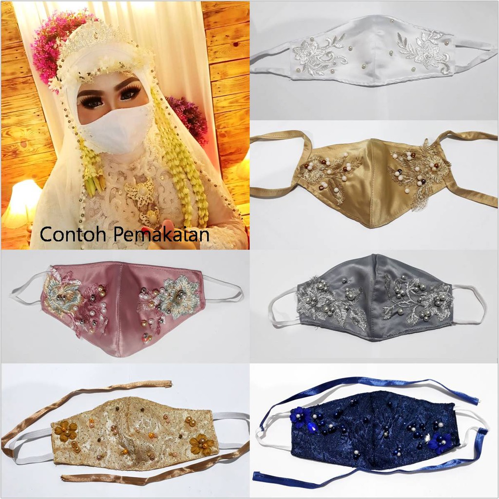  Masker  Kain  Pesta Masker  Pengantin Masker  Lebaran Masker  