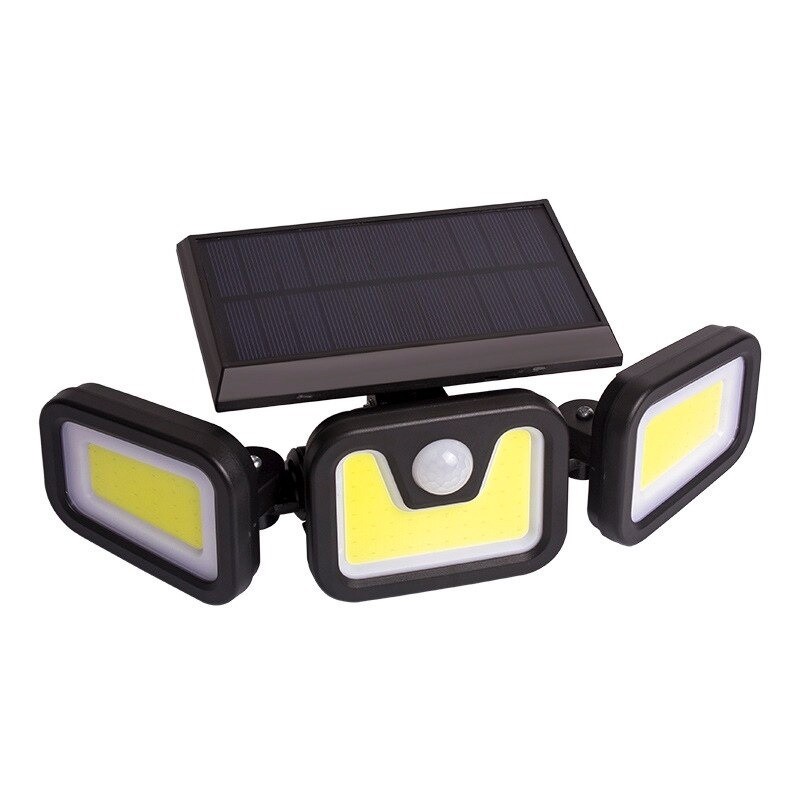 Lampu Tenaga Matahari Taman LED Solar Lamp Cool White COB - FL-725A - Black