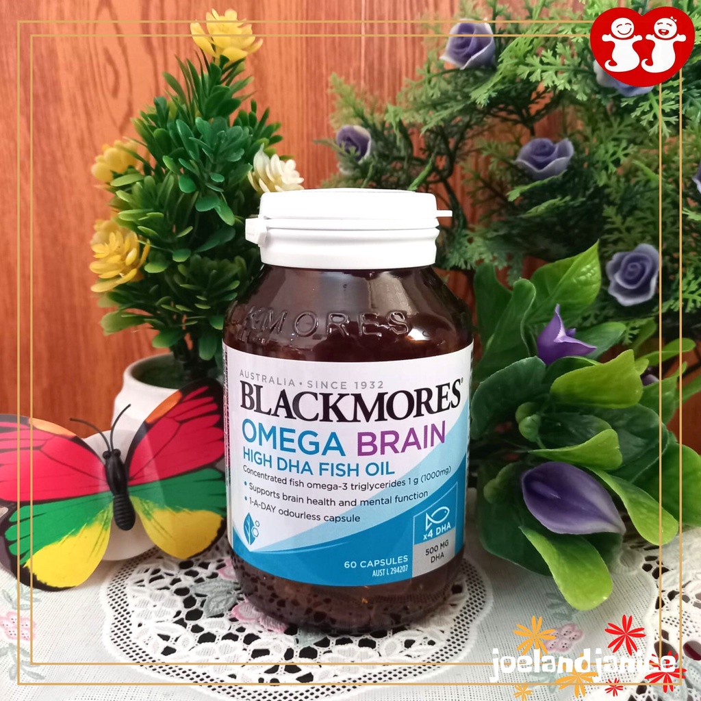 Blackmores Omega Brain Health High DHA Fish Oil 60 kapsul