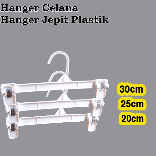 HANGER JEPIT - HANGER JEPIT CELANA - GANTUNGAN BAJU JEPIT PLASTIK - HANGER BAJU JEPIT