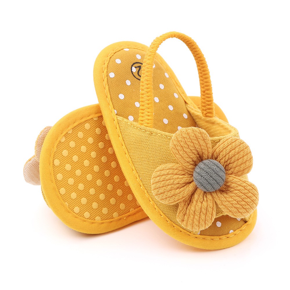 babyfit prewalker anak sandal KNITTY FLOWER sandal anak bayi dengan tali belakang karet mb-0717r