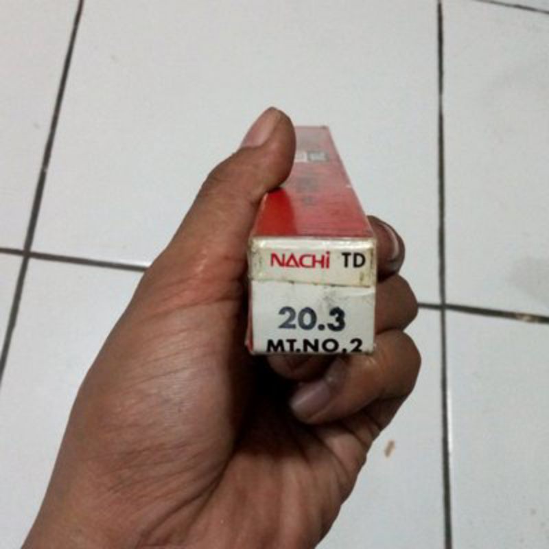 bor nachi. mata bor nachi. drill hss nachi 20.3mm
