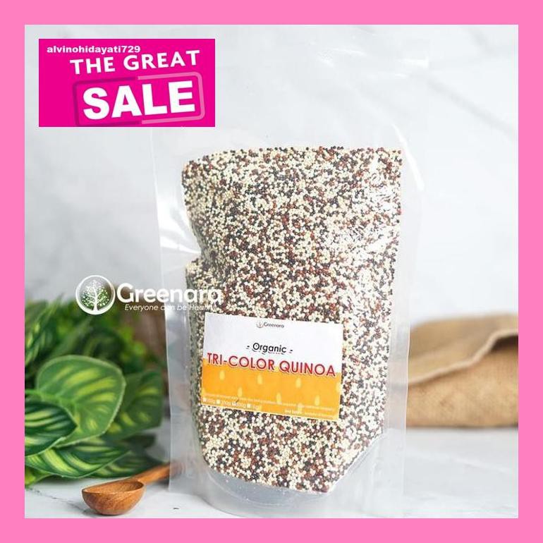 

Al04Nind Organic Tri Color Quinoa 500Gr Indvvl03