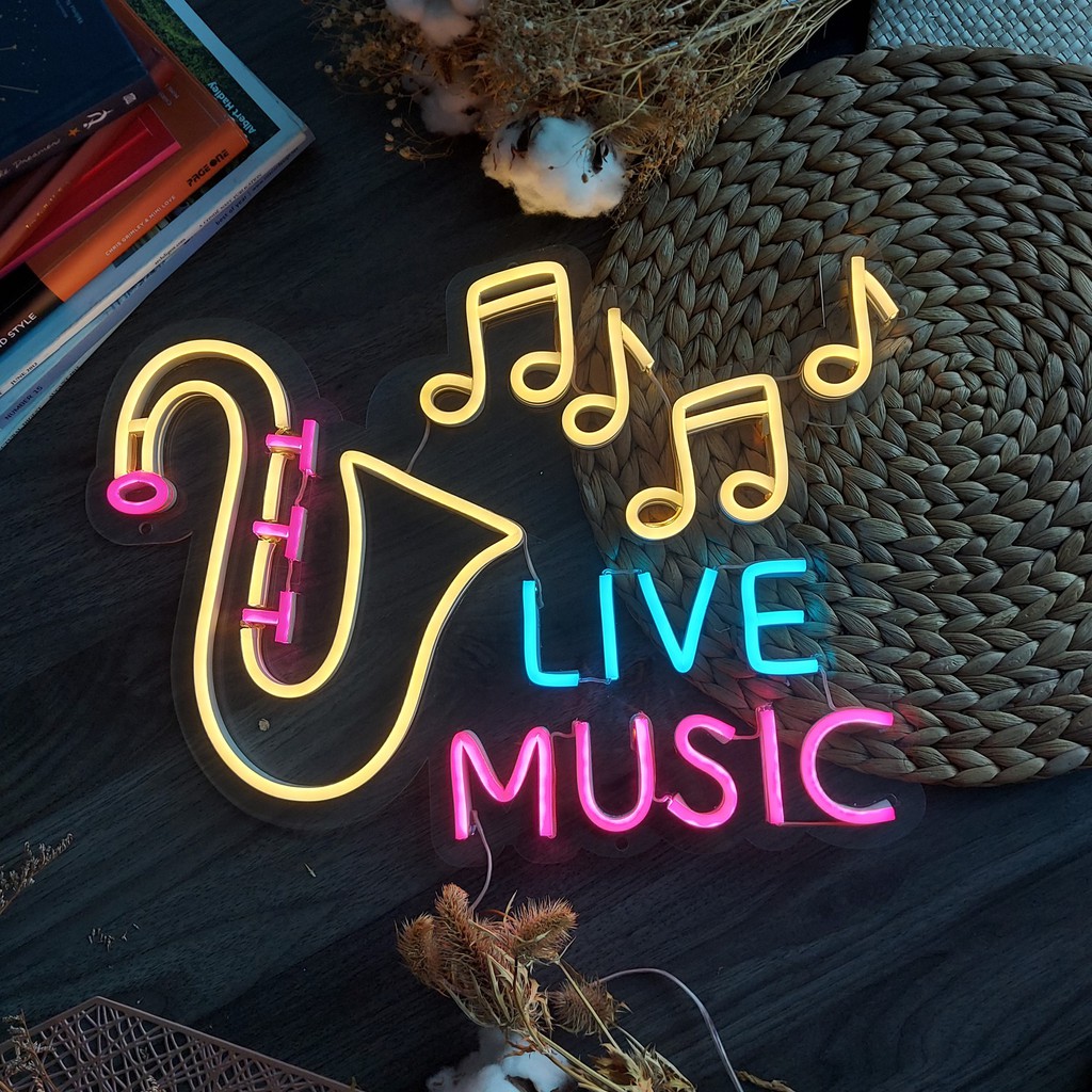 NEON LED TULISAN LIVE MUSIC