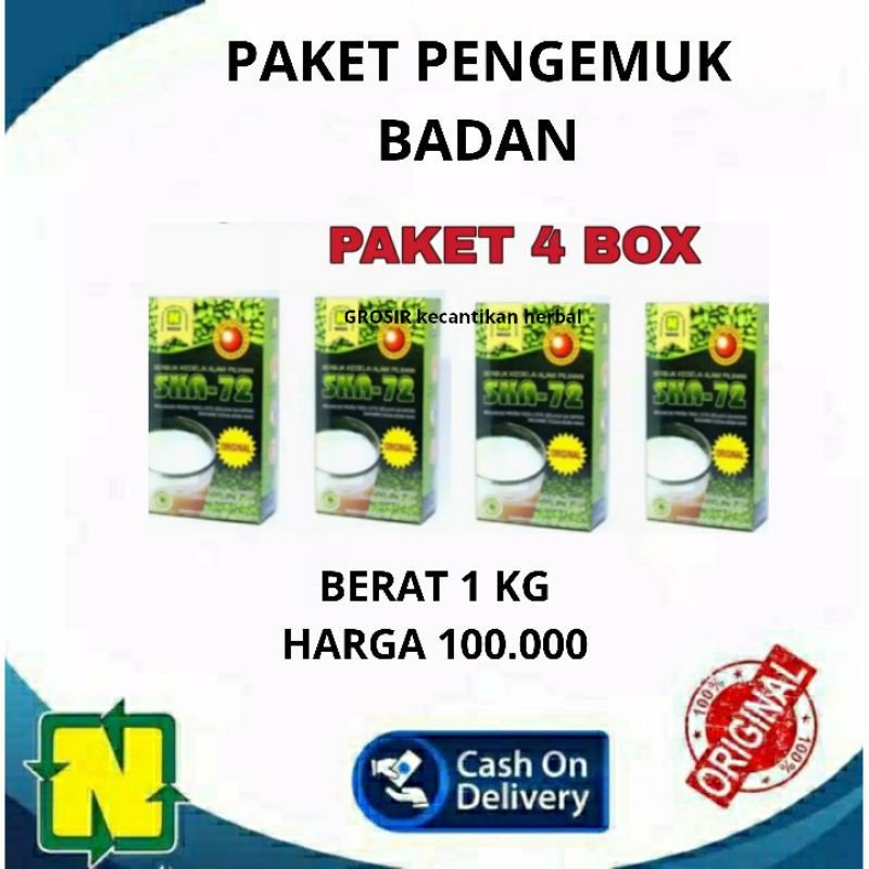 

PAKET SKO ISI 4/PENGEMUK BADAN/SUSU KEDELAI/PENGEMUK