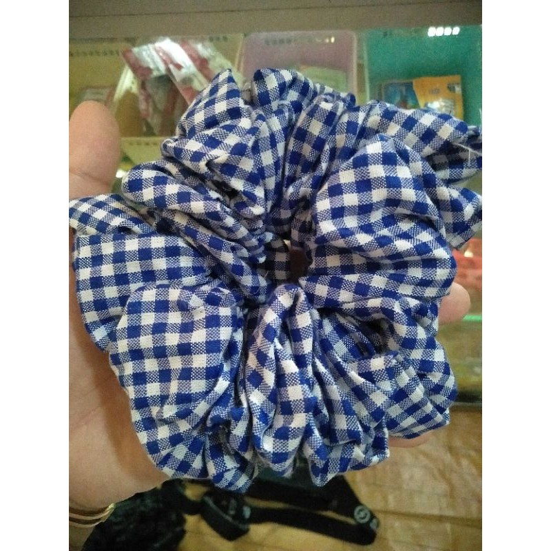 ikat rambut kotak-kotak cntik anti pusing