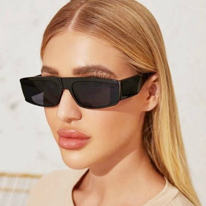 Fashion European and American square personality retro men's and women's sunglasses