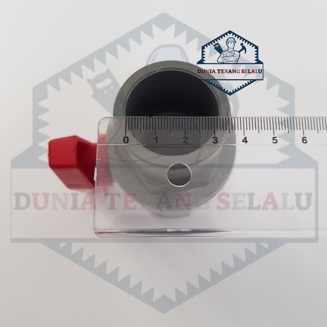 Ball Valve Pvc MDN 1&quot; gagang panjang polos - Bal Valf Plastik 1 in - Stop Kran Bola MDN 5003 1 inci - Pvc Ball Valve MDN