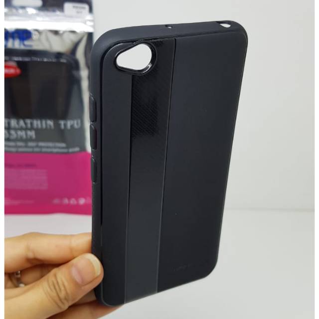 UME ENIGMA Series Redmi Go 5.0&quot; Soft Case Xiaomi Redmi Go Black Fiber Carbon Slim Design ANTI MELAR