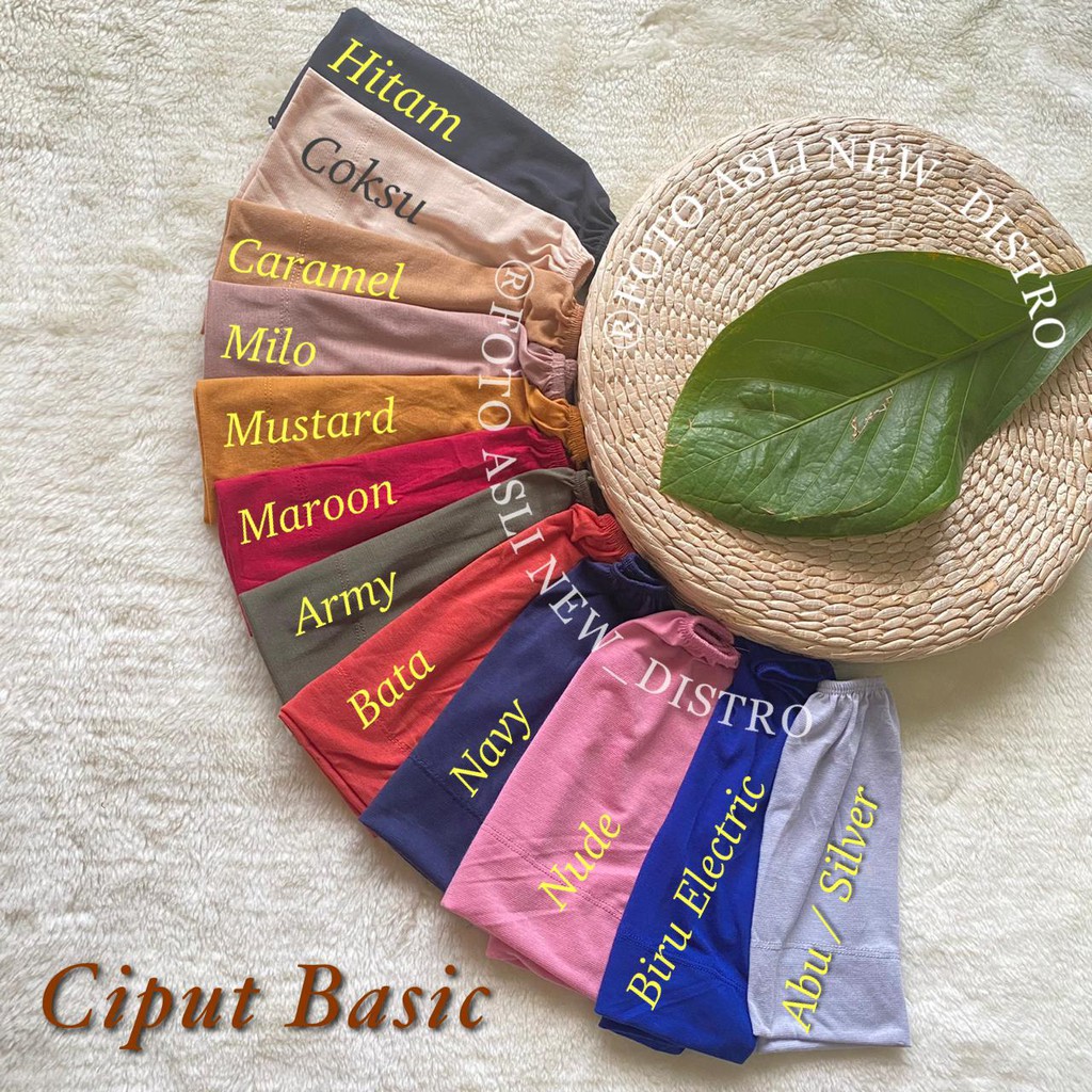 Ciput Basic Kaos / Ciput Arab / Inner Hijab Basic