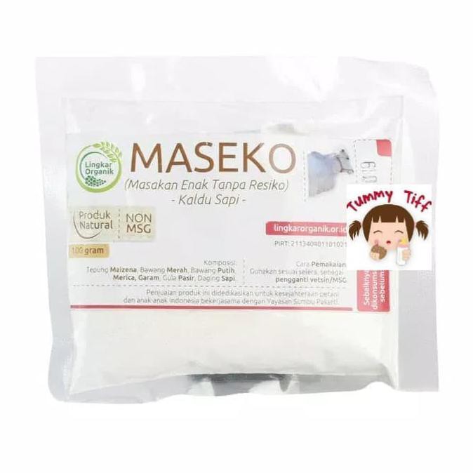 

Maseko REFILL Kaldu Organik SAPI Non MSG Lingkar Organik 100 gr