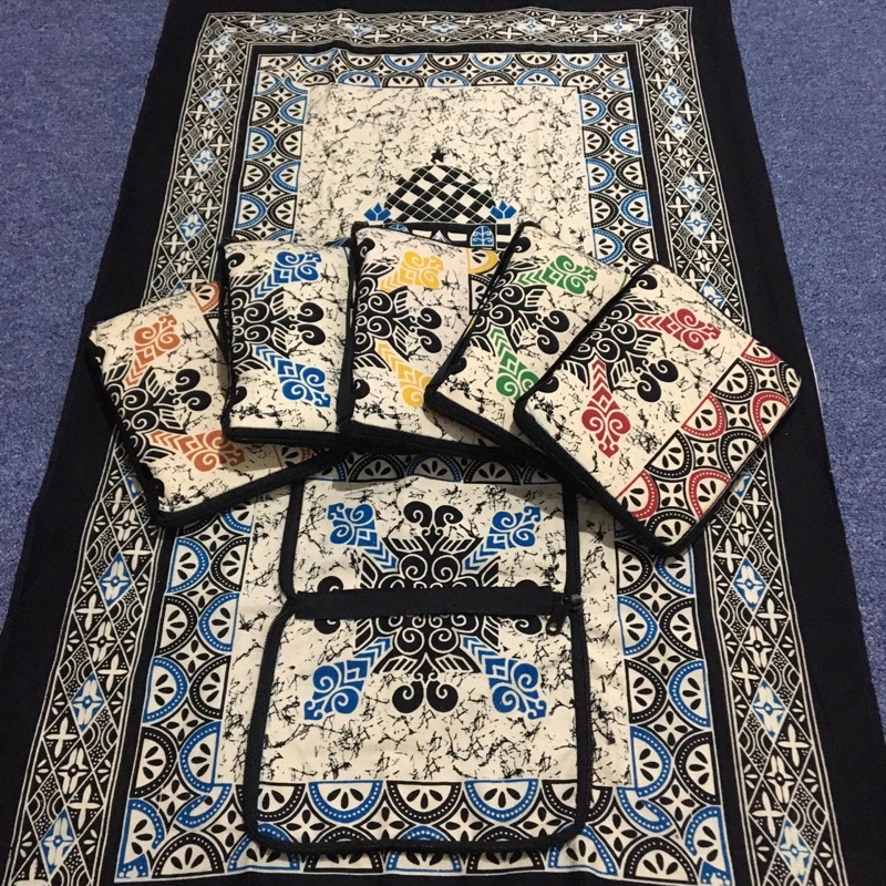 Grosir Sajadah Batik Travel Model Dompet -  Sajadah Batik Jogja