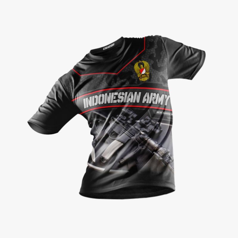 KAOS JERSEY TNI ARMY INDONESIA ARMY 02 SINGELPRINT