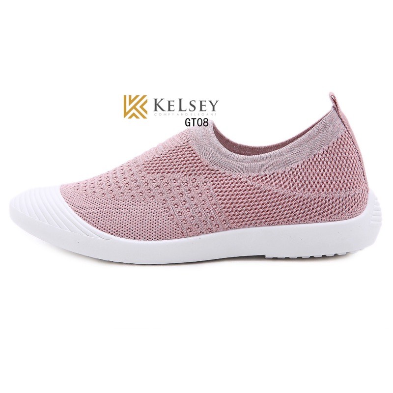 RESTOCK!!  NICOLE SEPATU FLYKNIT FLAT SHOES KELSEY #GT08 SLIP ON WANITA IMPORT