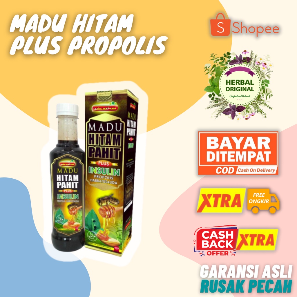 

[COD] ASLI MADU HITAM + INSULIN PROPOLIS HABBATUSSAUDA | TURUNKAN KOLESTEROL, GULA DARAH - ORIGINAL