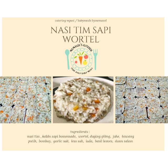 Nasi Tim Sapi Wortel Frozen Shopee Indonesia