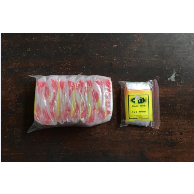 Kantong Plastik Klip C-Tik 4x6 Obat Sambal