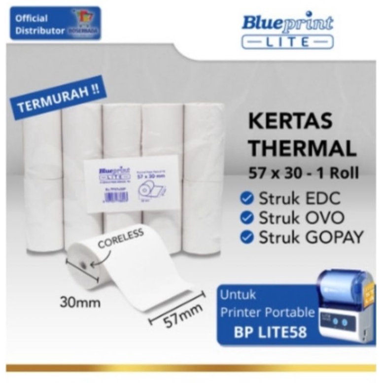 

BLUEPRINT LITE - Kertas Struk Thermal Paper 57x30