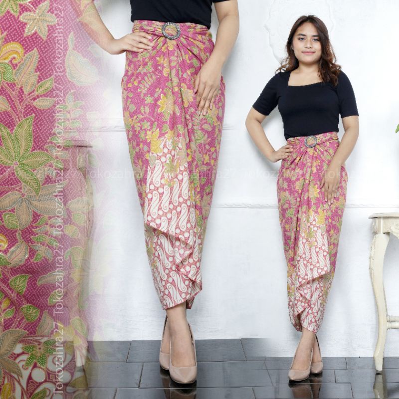 Rok Remple Batik VOL. 3 Bawahan Kebaya Rok REMPEL Instan by tokozahra27