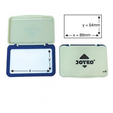 

Tempat Stempel / Bak Stempel / Stamp Pad Joyko No. 0 (89x54mm)