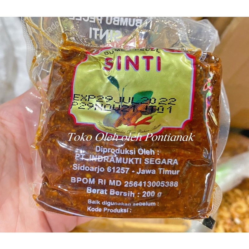 

SINTI Bumbu Sambel Pecel 200gr/ Bumbu Siap Saji/ Bumbu Pecel