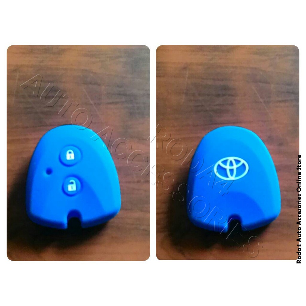 Cover Remote / Kunci Silicone / Karet All New Avanza 2015 Blue