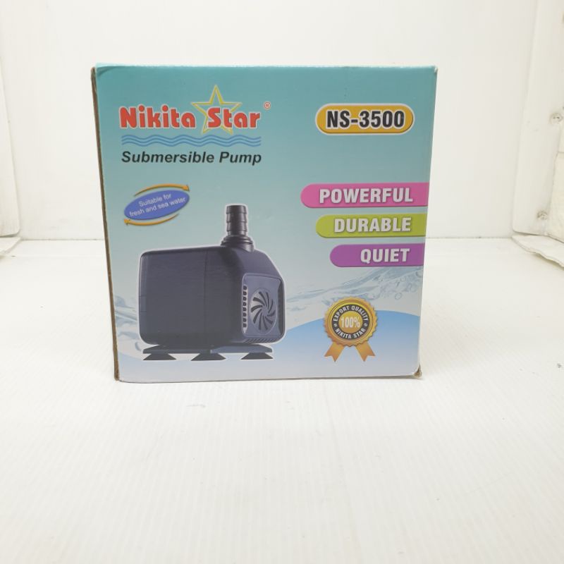 Pompa Nikita Star NS 3500 NS3500 Pompa celup Aquarium /kolam ikan/ hidroponik