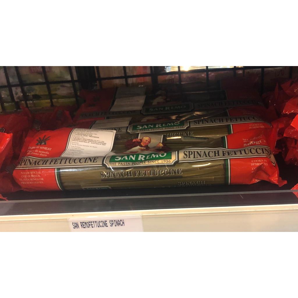 

SAN REMOFETTUCINE SPINACH / FETUCINI INSTAN PASTA