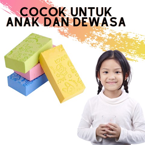 Spon Daki Spons Mandi Shower Puff Sponge Badan Tubuh Busa Lembut Ori Bayi Anak Remaja Dewasa Manula