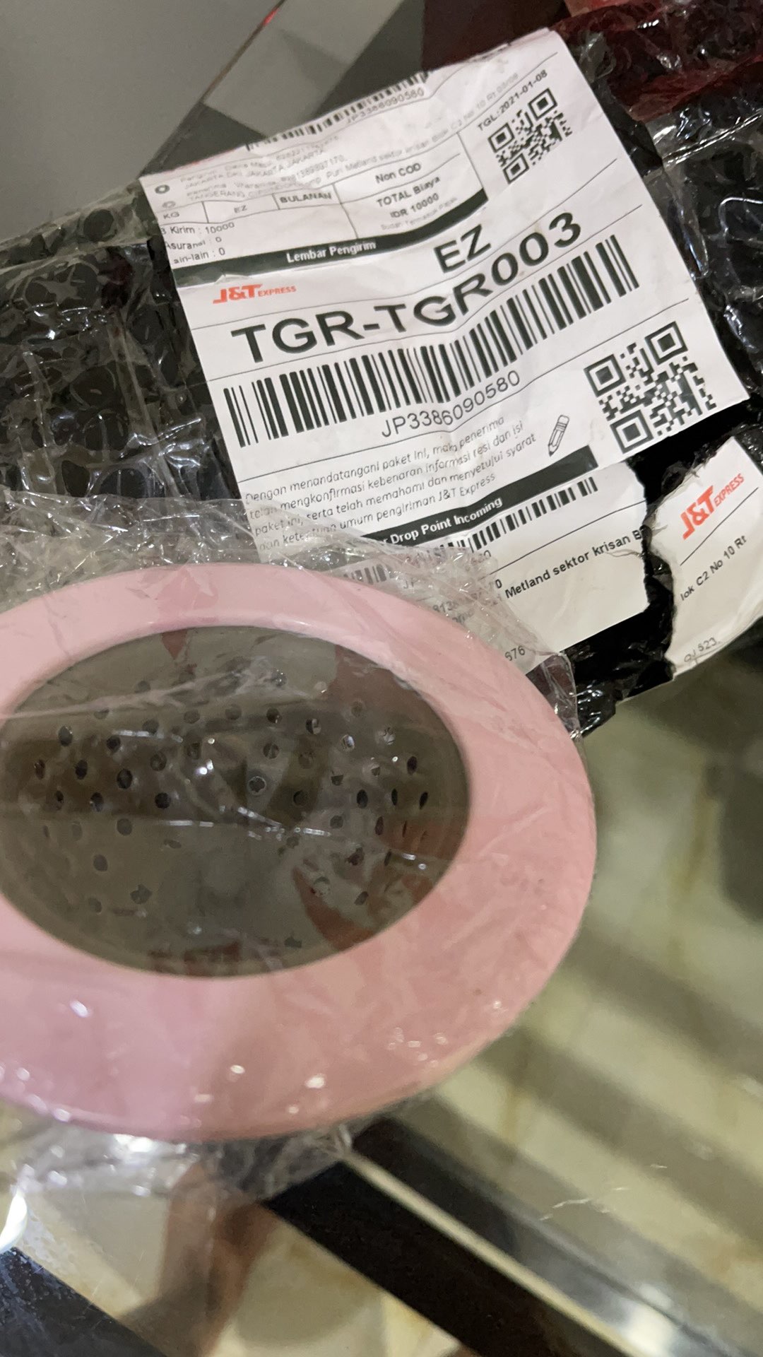 Penutup Saluran Air Westafel Silicone Qj 523