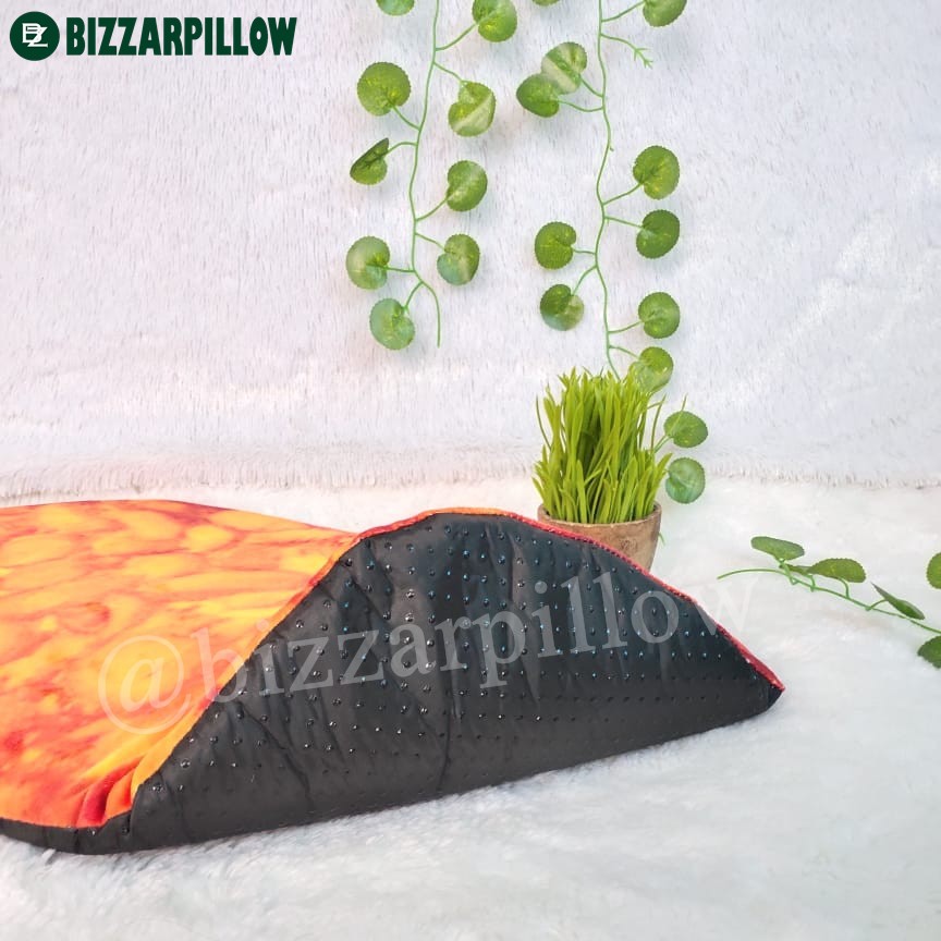 Bizzarpillow Keset / Alas Duduk Motif Tempe Goreng BZ263