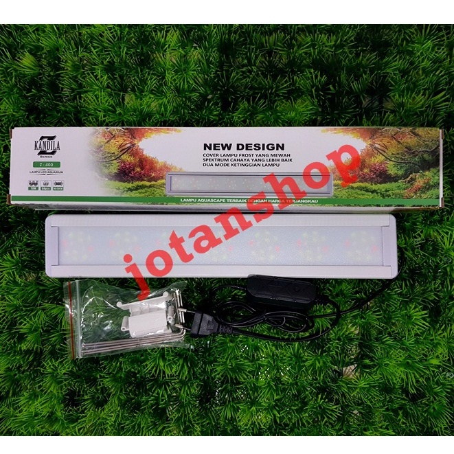 Kandila Z400 Z 400 Lampu LED Aquarium Aquascape  18W WRGB 40 - 50 cm