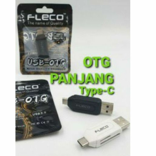 otg card reader micro sd- SD - panjang Fleco high speed 3.0 Tipe C murah