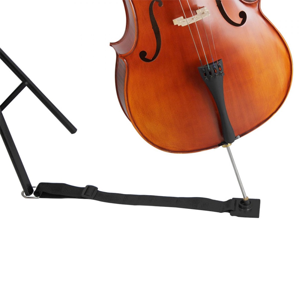 Stand Holder Endpin Stopper Cello Anti slip Panjang Adjustable Warna Hitam