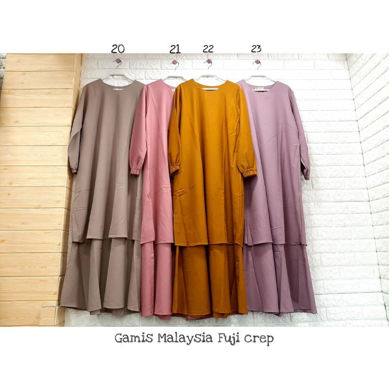 GAMIS MALAYSIA POLOS JUMBO...LD 120CM