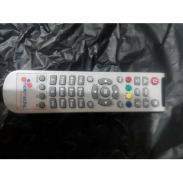 REMOTE/REMOT STB RECEIVER PARABOLA DIGITAL NEXMEDIA ORIGINAL/ASLI