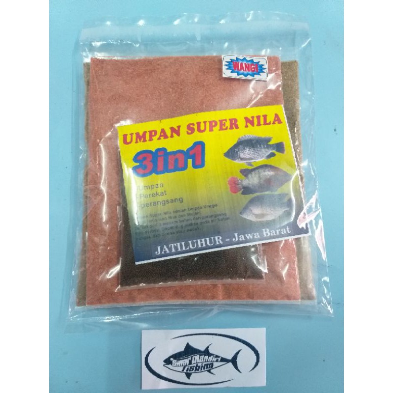 Umpan Pelet Super Ikan Nila 3 in 1 - Wangi