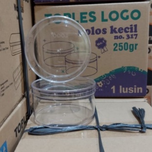 Toples Kue Kering Plastik LOGO 317 / Lingkaran - 250 gr